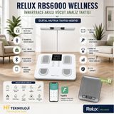 Relux RBS6000 Innertrace Akıllı Vücut Analiz Tartısı + Dijital Mutfak Tartısı Hediye - Beyaz