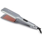 Relux RS6625 ProCare Comfort İyonik Geniş Plakalı Keratin Saç Düzleştirici Seramik Malzeme ile Hızlı Isınma - Gri