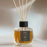Rem Home Amber 100 ml Bambu Çubuklu Oda Kokusu – Elmas Model Cam Şişe