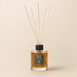 Rem Home Amber 100 ml Bambu Çubuklu Oda Kokusu – Silindir Oval Yuvarlak Cam Şişe