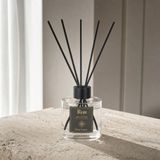 Rem Home Bebek Pudrası 150 ml Fiber Çubuklu Oda Kokusu – Yuvarlak Silindir Cam Şişe - 2'li Set