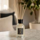 Rem Home Beyaz Sabun 100 ml Bambu Çubuklu Oda Kokusu – Şeffaf Uzun Silindir Cam Şişe - 3'li Set