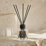 Rem Home Beyaz Sabun 150 ml Fiber Çubuklu Oda Kokusu – Yuvarlak Silindir Cam Şişe - 2'li Set