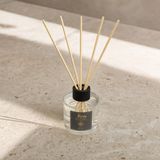 Rem Home Fresh 150 ml Bambu Çubuklu Oda Kokusu – Yuvarlak Silindir Cam Şişe - 3'li Set