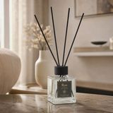 Rem Home Portakal Çiçeği 100 ml Fiber Çubuklu Oda Kokusu – Kare Cam Şişe - 4'li Set