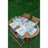 Rem Home Remhome 4+1 Soyut Renkli Bohem Çizimler Amerikan Servis & Runner Seti - 35 x 45