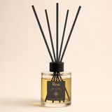 Rem Home Sandal Vanilya 150 ml Fiber Çubuklu Oda Kokusu – Yuvarlak Silindir Cam Şişe