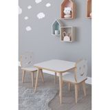 Remaks Bambi Beyaz Yaz Sil Yüzey Çocuk Masa Sandalye Takımı Modern Tasarım 2 Sandalye 1 Aktivite Oyun Masası