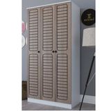 Remaks Fuga 3 Kapaklı Beyaz-Cordoba Elbise Dolabı