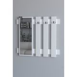 Remaks Hook Beyaz Aynalı Vestiyer Portmanto 90 cm En 80 cm Yükseklik Modern Tasarım