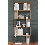 Remaks Lione 5 Raflı Asimetrik Kitaplık - Safirmeşe