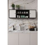 Remaks Merano 120 Cm Mutfak Düzenleyici Erzak Dolabı Antrasit -Beyaz