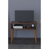 Remaks Retro Tv Sehpası Ünitesi 72 x 60 x 30 cm Ceviz Renk ve Suntalam Malzeme ile Modern Tasarım