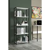 Remaks Rosa 5 Raflı Metal Kitaplık Beyaz