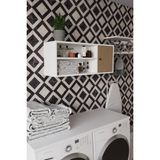 Remaks Santa 90 cm Banyo Dolabı Üst Modülü Beyaz- Arno