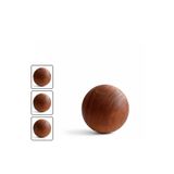 Rembox Ahşap Kavanoz Kapağı Küre Top 8cm çap Çok amaçlı küre Ağır Doğal Ahşap Dekoratif Top 1 ad