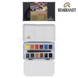 Rembrandt Mono Pigmented Sulu Boya Seti 12 Renk + Fırça