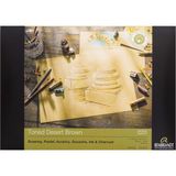 Rembrandt Toned Paper Resim Defteri Desert Brown A4 - Bej Kağıt - 50 Yaprak - Karışık-Çok Renkli - standart