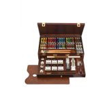 Rembrant Yağlı Boya Takımı Box Excellent 19 x 15 ml + 18 x 40ML + 3 x 60ML + 1 x 150ML + 26 Aks. (Ahşap Kutu)