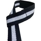 Remege Ağırlık Kaldırma Kayışı Wrist Strap Fitness Crossfit Halter Kayışı / Lifting Straps / Deadlift Çekme - Standart - Siyah - Beyaz