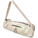 Remege Yoga Products Duck Kumaş Mat Taşıma Çantası, 70 Cm X 22 Cm, Silindir Yoga Ve Fitness Çantası (Vizon)
