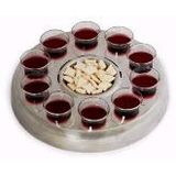 Remembranceware: MIC Stand Communion Tray - Silver Finish