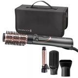 Remington Döner Sıcak Hava Fırçası (Otomatik) Curl & Straight 3'ü 1 Arada Iyon Şekillendirici: Hacim, Bukleler ve Pürüzsüz Stiller, 4 Ataşman (Hacim Şekillendirici, Saç Maşası, Şekillendirme Yoğunlaşt