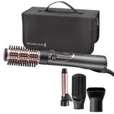 Remington Döner sıcak hava fırçası (otomatik) Curl & Straight 3'ü 1 arada iyon şekillendirici: hacim, bukleler ve pürüzsüz stiller, 4 ataşman (hacim şekillendirici, saç maşası, şekillendirme yoğunlaştırıcı, kürek fırçası) AS8606