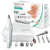 Remington Manikür ve Pedikür Seti Pro Collection REVEAL MAN3000, 12 Parça, LED Işıklı Uç, Gri/Beyaz