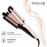 Remington Proluxe 4'ü 1 Arada Ayarlanabilir Saç Maşası Dalga Bukle Düzleştirme Özellikli Optıheat Teknolojili Dijital Isı Kontrollü