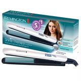 Remington Shine Therapy Saç Düzleştirici - Daha fazla parlaklık için mikroaktif içerikli seramik kaplama - Fas argan yağı ve E vitamini, LCD ekran, 150-230°C, S8500