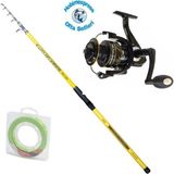 Remixon Arma 420 cm 250 gr Surf Kamış - Monster 7000 Surf Makina - Surf Olta Seti