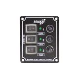 Remkay 12V 6'lı İzoleli Dikey Switch Panel