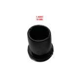 REMMED 1 Adet 19 Mm. Siyah Kaymayan Asa Baston Kanedyen Lastiği Papuç