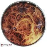 Remo Da-4390-Sd-Sc016 Darbuka Derisi Dx Skyndeep Cleartone 9Inc 38Inc Collar Crimped Hoop Yellow Mist Desenli