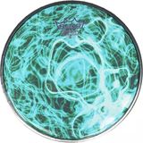 Remo Da-4390-Sd-Sc018 Darbuka Derisi Dx Skyndeep Cleartone 9Inc 38Inc Collar Crimped Hoop Turquoise Mist Desenli