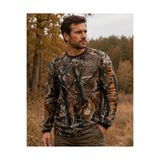remonz Outdoor Orman Desen Kamuflaj Çulluk Setter Baskılı Mevsimlik Uzun Kollu Avcı Sweatshirt