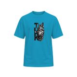 remonz Unisex Türk Bozkurt Baskılı T-Shirt – Ay Yıldızlı Kurt Desenli Türk Yazılı Özel Tasarım Tişört
