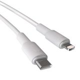 REMORAX Coral Type C-Lightning 27Watt PD Hızlı Şarj Kablosu (Beyaz) (150 CM)