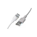 REMORAX Coral USB A-C Hızlı Şarj Kablosu (Beyaz + Beyaz Uç) (120 CM)