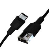 REMORAX Coral USB A-C Hızlı Şarj Kablosu (Siyah + Siyah Uç) (150 CM)