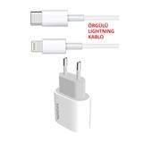 REMORAX iPhone Tüm Seriler Pd 20w Hızlı Şarj Aleti ve ÖRGÜLÜ Kablosu Seti, 8 X Xs Xr 11 12 13 14/pro