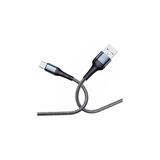 REMORAX Örgülü USB A-C Hızlı Şarj Kablosu, Siyah (100 CM)