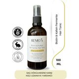 Remo's Natural Biotin&Kafein Saç Bakım Toniği 100 ml Hızlı Uzayan Saçlar İçin Dökülme Karşıtı