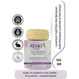 Remo's Natural Katı Şampuan 100 gr Lavanta&Yulaf Özlü Sülfatsız Kuru ve Kaşıntılı Saç Derisi İçin Nemlendirici