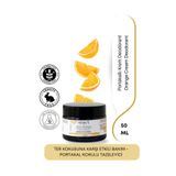 RemosNatural Krem Deodorant Portakallı 50 ml Kötü Koku Oluşumunu Engelleyen Formül