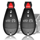 REMOTEAGO Anahtarsız Giriş Uzaktan Kumanda Anahtar Kesilmemiş Yedek Chrysler 300 2008-2013/ Dodge Charger Durango Challenger 2008-2015 Serisi FCCID: M3N5WY783X (433MHz)