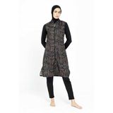 Remsa Mayo 2101 Merve Tesettür Mayo | Tam Kapalı Likralı Kadın Mayosu | 3'lü Tesettür Mayo (XL), XL