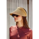 Remsa Mayo Ayarlanabilir Lastikli Vizör Hasır Şapka Güneş Koruyucu Siperlik RŞ-2089 Camel01