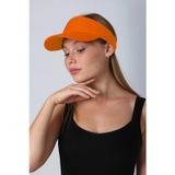 Remsa Mayo Ayarlanabilir Vizör Tenisçi Golf Şapka Güneş Koruyucu Siperlik Turuncu RŞ-109